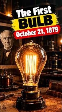 October 21 in History: Did Edison Really Invent The Light Bulb?