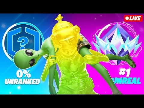 LIVE 🔴 Carrying BushCampDad From UNRANKED to UNREAL! NEW RELOAD MAP!