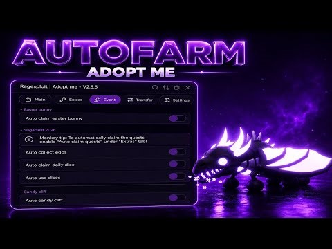 [NEW] ADOPT ME AUTOFARM SCRIPT| FARM EGGS&GROW PETS| KEYLESS PASTEBIN