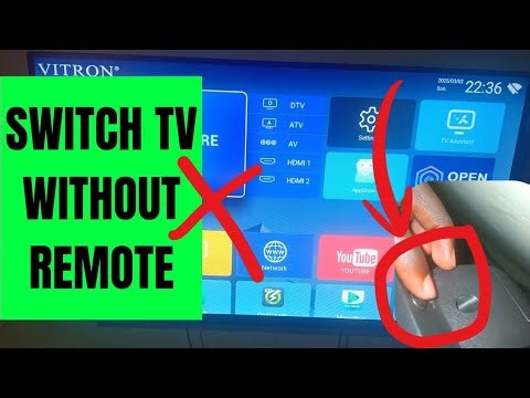 Switch ON Smart TV Without Using Remote #vitron #qledtv 
