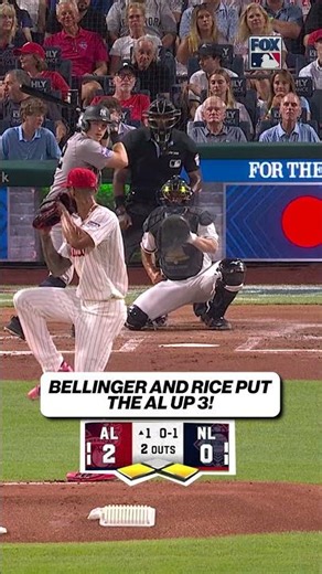 The AL gets on the board first in Philadelphia!