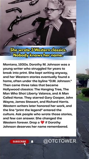 The Woman Behind Liberty Valance and A Man Called Horse