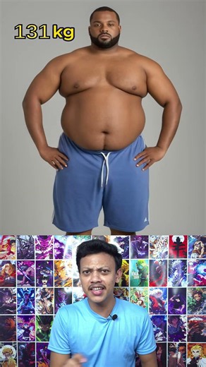 Male Body Evolution: 200 kg ➝ 70 kg 💪