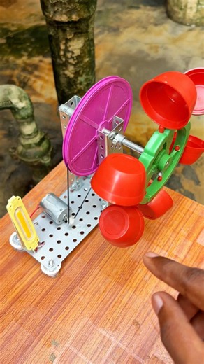 DIY Fluid Turbine Electricity Generator | Generate Electricity Using Water Flow • DC Motor