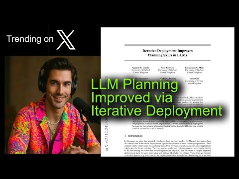 LLM Planning Improved via Iterative Deployment