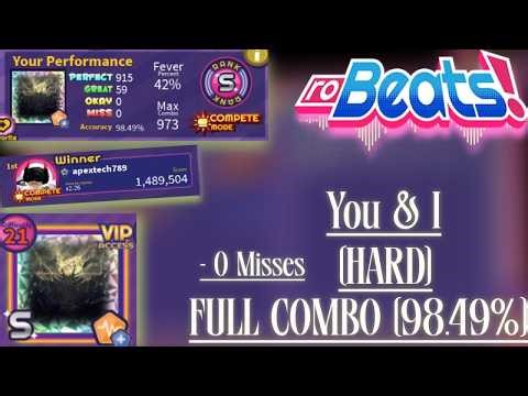 Roblox RoBeats - You & I(Hard) [21] FC / 98.49%