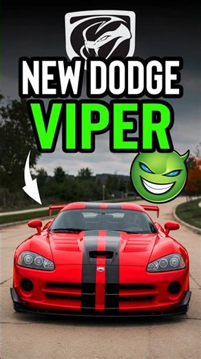 The Dodge Viper Might Finally Return