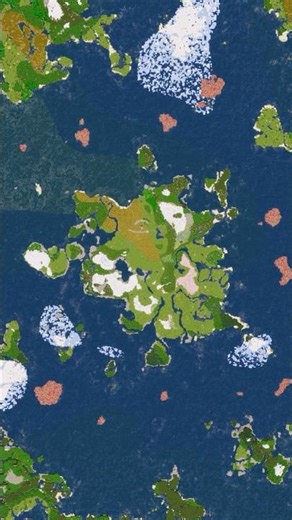 Incredible Minecraft Continent Island Seed!