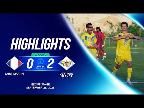 Saint Martin vs US Virgin Islands | 26/27 Concacaf Nations League Group Stage