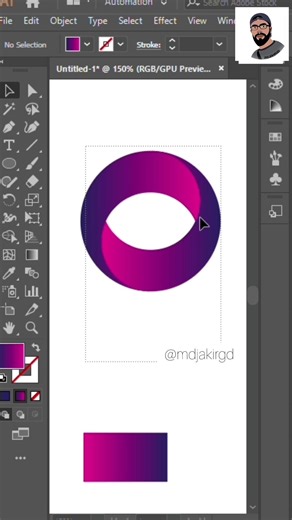 Round shape logo made by illustrator #design #graphicdesign #illustration #logo #vector