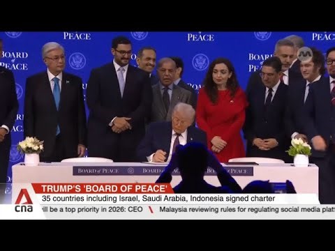 Trump launches 'Board of Peace' aimed at resolving international conflicts