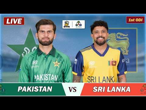 PAK vs SL 1ST ODI MATCH LIVE, RAWALPINDI | PAKISTAN vs SRI LANKA LIVE COMMENTARY | SL BAT