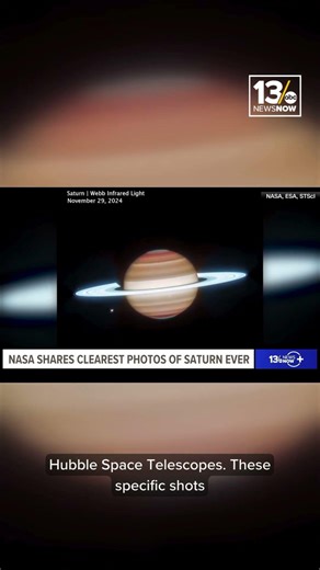 NASA says new images of Saturn show the planet with a level of detail never seen before