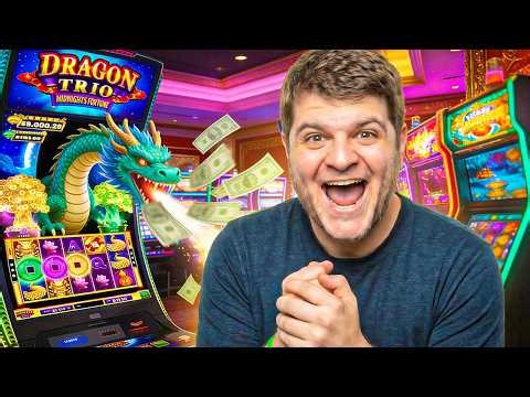 I Won HUGE On BRAND NEW Slots! (INSANE BONUS)