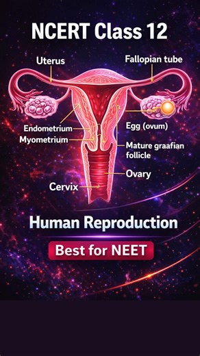 Human Reproduction 23 😱 | NCERT Class 12 | NEET 2026 #Quick Revision Shorts #biology #neetmcqs