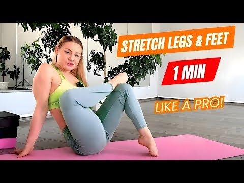 Middle Split Flexibility Challenge! Extreme Hamstring Stretch for Fast Results (4K)💥🧘‍♀️ part 1
