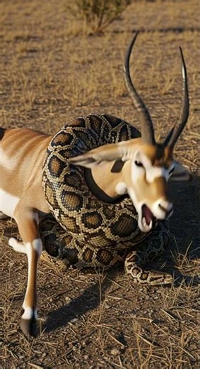 Will the giant python devour the helpless explorer trapped in jungle #wildlife #python #adventure