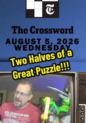 Solving the New York Times Crossword Puzzle for Wednesday August 5, 2026 #puzzle #wordgames #nytgames #crossword #newyorktimescrosswordpuzzle