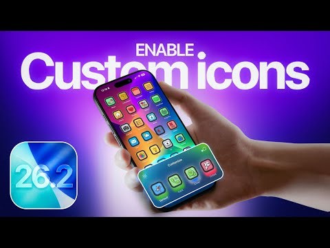 iOS 26.2 - install CUSTOM icon Packs (EASY AND FREE)
