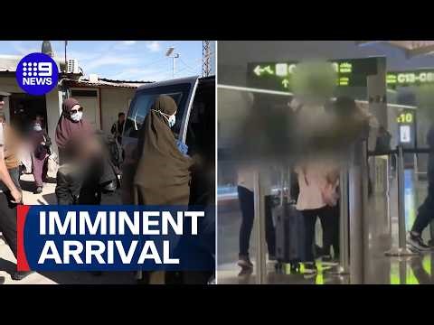 ISIS-linked families to arrive in Australia today | 9 News Australia