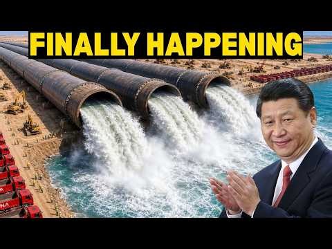 China Just Moved Billions Of Litres Of Ocean Water Into A Desert — And It's Working
