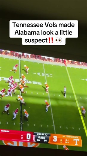Tennessee Vols made Alabama look a little suspect