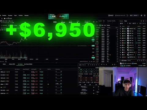 How I made $6,950 in 1 Day Trading Memecoins (RECAP)
