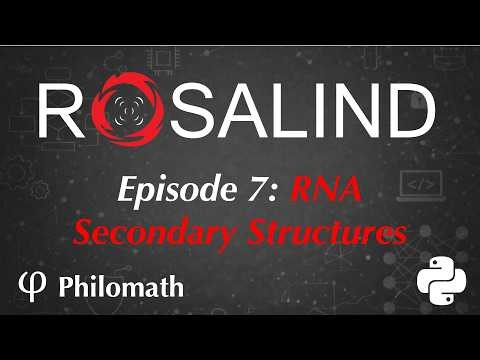 Rosalind Problem Solving in Python: Episode 7 - RNA Secondary Structures