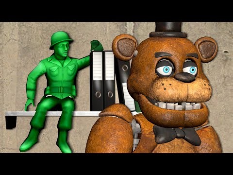 GREEN ARMY MEN HIDES FROM FNAF! (Gmod)