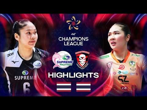 Supreme Chonburi VC 🇹🇭 vs. Nakhon Ratchasima 🇹🇭 - AVC Champions League 2026 | Highlights - Semifinal