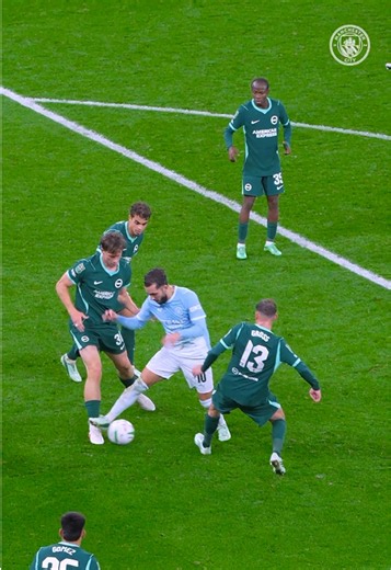 A master at work 🪄 #ManCity #Football | manchester city vs brighton