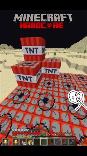 100 TNT vs 1000 TNT in Minecraft Hardcore 😱💥 | Epic TNT Explosion!