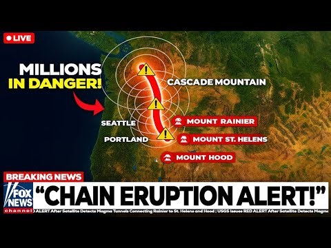 USGS Issues RED ALERT After Satellite Detects Magma Tunnels Connecting Rainier to St. Helens & Hood