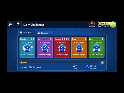 Microsoft Solitaire Collection | Daily Challenges | 2 January 2026 Solution