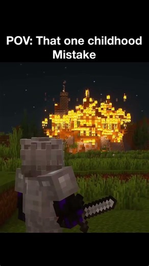 You once done it #minecraft