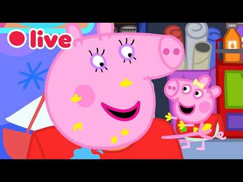 🔴 LIVE: Cutest Baby Evie Moments 🍼 | Peppa Pig’s Best Big Sister Moments ✨ | 4K