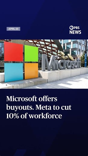 WATCH: Microsoft offers buyouts. Meta to cut 10% of workforce