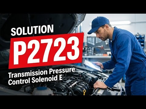 How To Fix P2723 Obd Ii Error Code - Transmission Pressure Control Solenoid E