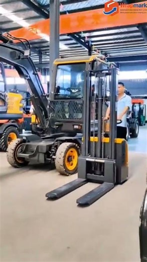 Semi-Automatic Pallet Stacker | Efficient,Compact,Built for Modern Warehouses #industrialautomation