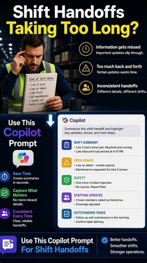 Use This Copilot Prompt For Shift Handoffs