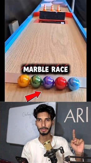 Marble Race! ✅😮 #ytshorts #challenge #games