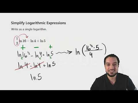 Simplify Logarithmic Expressions into a Single Log (Step by Step) | MathRescue