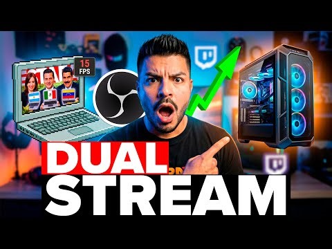 😱 STREAM a DOBLE PC usando una LAPTOP del GOBIERNO… ¿funciona?