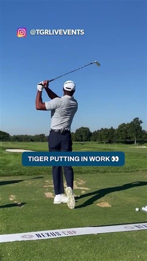 Tiger Woods is back on the range!