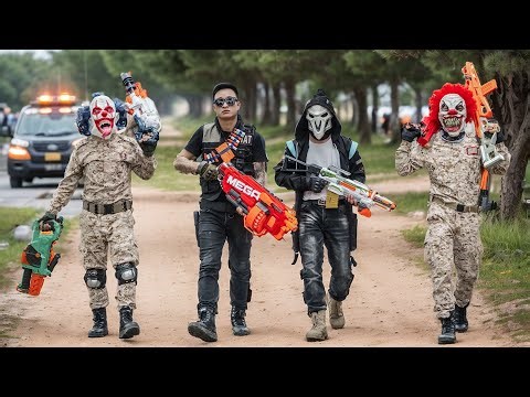 LTT Films : Silver Flash Vs The Armored Juggernaut - Heavy Nerf Guns Battle Royale