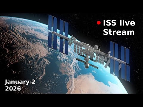 NASA Live Stream - View Earth from Space: ISS Live Feed Jan 2 2026