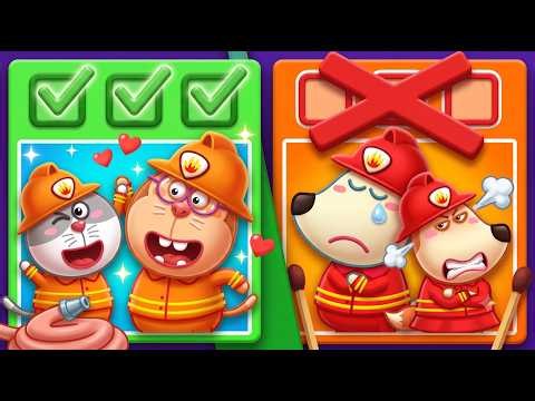 Kat Learns Teamwork! 🚒 Good Habits for Kids | Kat Family