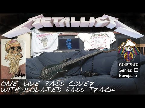 Metallica One Mexico City Live Bas cover with Alembic Series II + Isolated bass track!