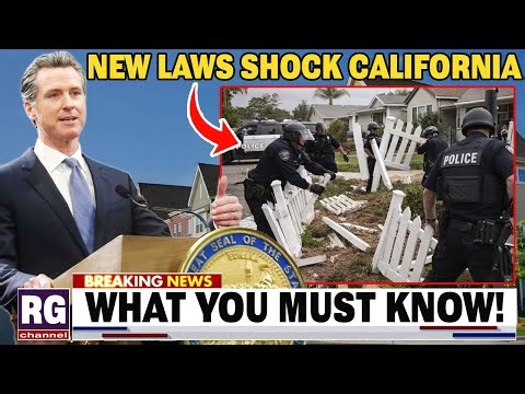 Governor Newsom REVEALS New Laws: Plants & Fences BANNED Around Homes?!
