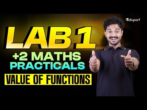 Plus Two Maths Practical Lab 1 | Value of functions | Eduport Plus Two